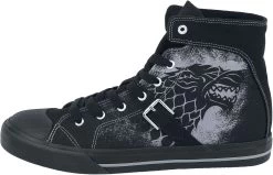 "Stark - Winter Is Coming" Sneakers High Black By Game Of Thrones -Fashion Lady Clothing Shop 513260a4