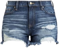 "Destroyed Hotpants" Hot Pants Blue By RED By EMP