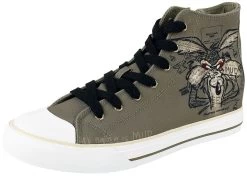 "Coyote" Sneakers High Dark Green By Looney Tunes