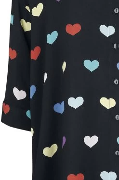 "Mimi Oversized Shirt" Longsleeve Multicolour By Hell Bunny -Fashion Lady Clothing Shop 515346d