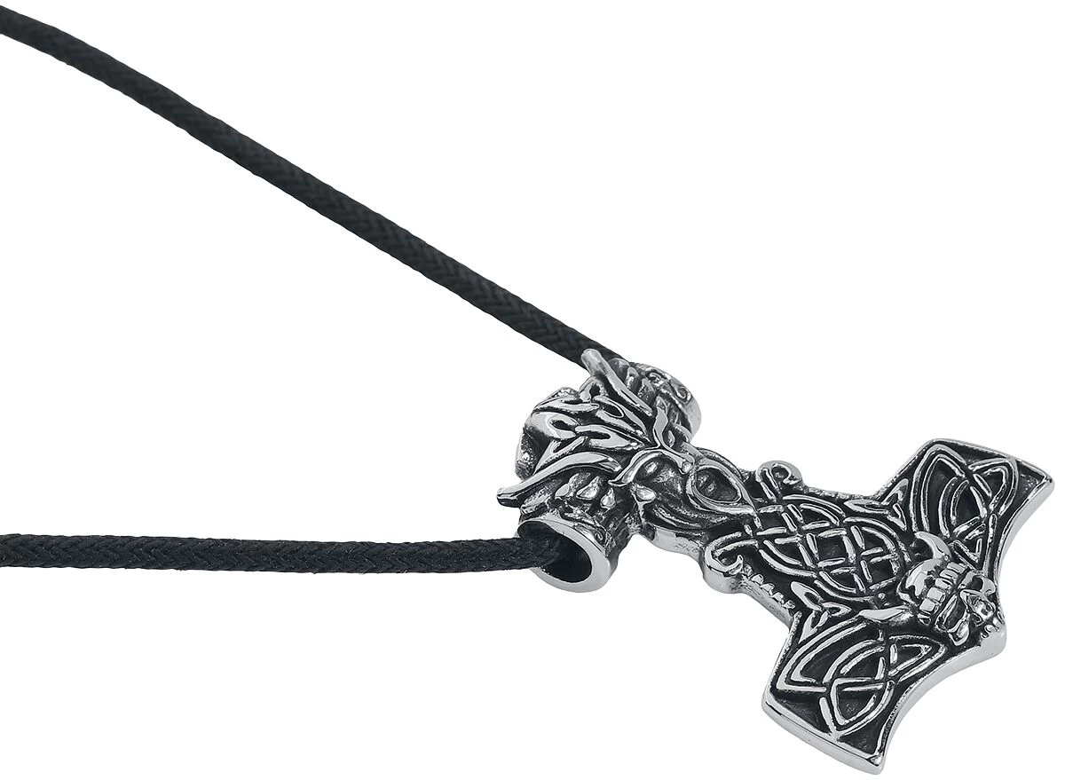 "Thor's Hammer" Necklace Silver-coloured By EtNox Hard And Heavy 2 "Thor's Hammer" Necklace Silver-coloured By EtNox Hard And Heavy - Image 2