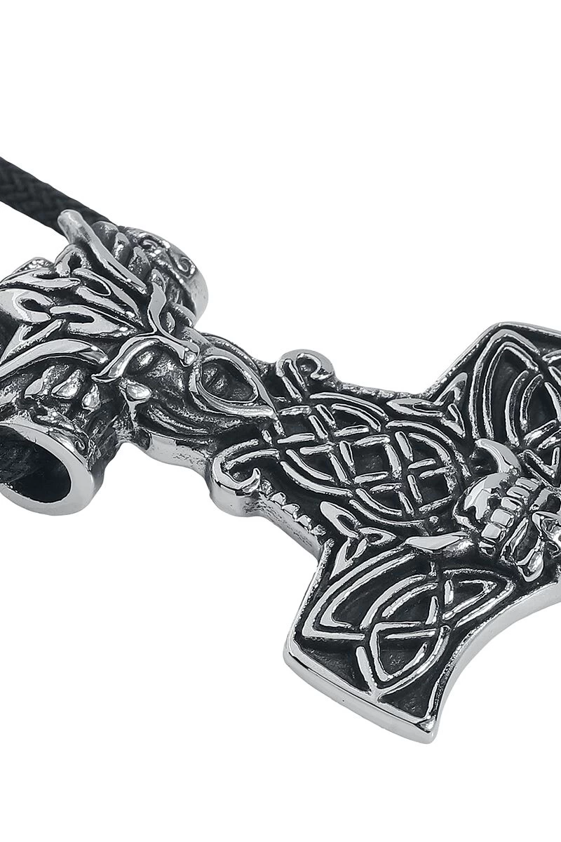 "Thor's Hammer" Necklace Silver-coloured By EtNox Hard And Heavy 4 "Thor's Hammer" Necklace Silver-coloured By EtNox Hard And Heavy - Image 4