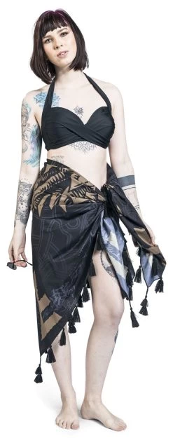 "EMP Signature Collection" Cloth Black-brown By Amon Amarth -Fashion Lady Clothing Shop 518701wa