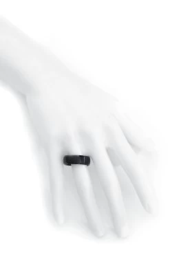 "Black Tungsten" Ring Black By EtNox -Fashion Lady Clothing Shop 518970c