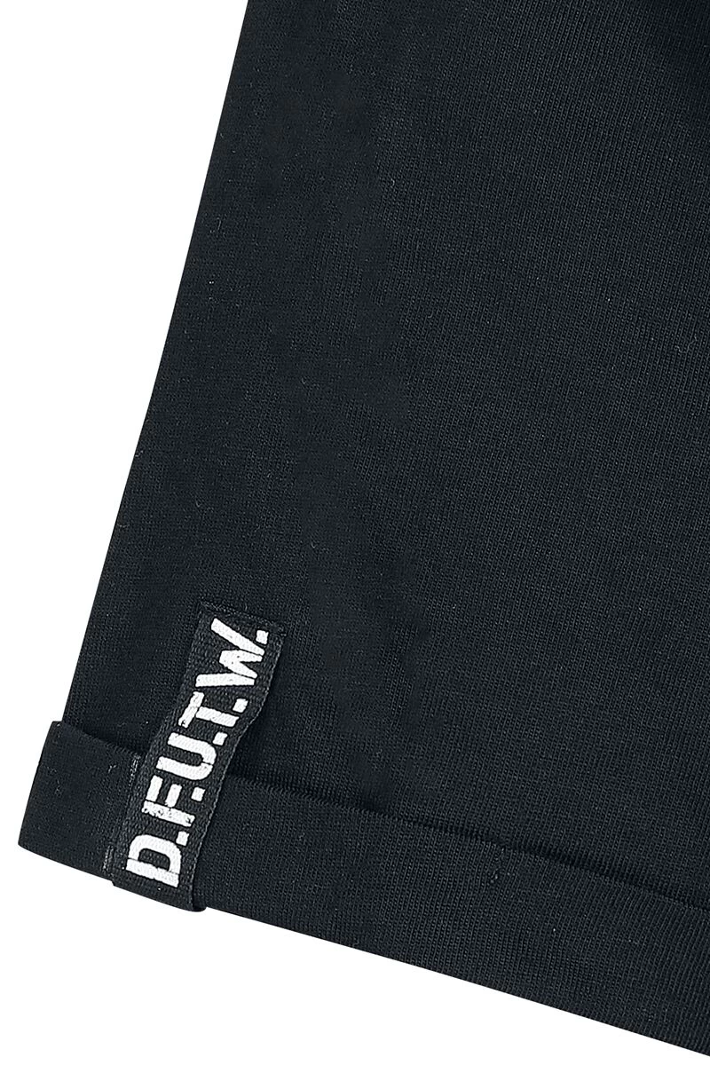 "Don't Fuck Up The World - Black T-shirt With Print" T-Shirt Black By EMP Special Collection 4 "Don't Fuck Up The World - Black T-shirt With Print" T-Shirt Black By EMP Special Collection - Image 4