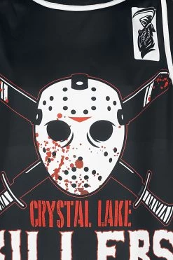 "Crystal Lake Killers" Jersey Black-white-red By Heartless -Fashion Lady Clothing Shop 520384d