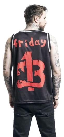 "Crystal Lake Killers" Jersey Black-white-red By Heartless -Fashion Lady Clothing Shop 520384wb
