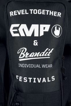 "EMP X Brandit - Festival Rucksack" Backpack Black By EMP Special Collection -Fashion Lady Clothing Shop 520432d