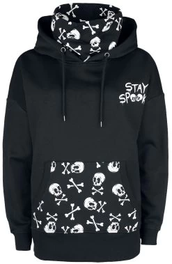 "Stay Spooky Hoodie" Hooded Sweater Black By Full Volume By EMP
