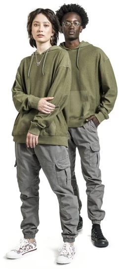 "EMP Special Collection X Urban Classics Unisex Hoodie" Hooded Sweater Olive By EMP Special Collection -Fashion Lady Clothing Shop 521460wa