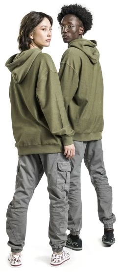 "EMP Special Collection X Urban Classics Unisex Hoodie" Hooded Sweater Olive By EMP Special Collection -Fashion Lady Clothing Shop 521460wb
