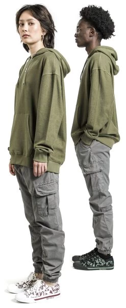 "EMP Special Collection X Urban Classics Unisex Hoodie" Hooded Sweater Olive By EMP Special Collection -Fashion Lady Clothing Shop 521460wc