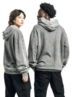 "EMP Special Collection X Urban Classics Unisex Washed Hoodie" Hooded Sweater Grey By EMP Special Collection -Fashion Lady Clothing Shop 521468wb
