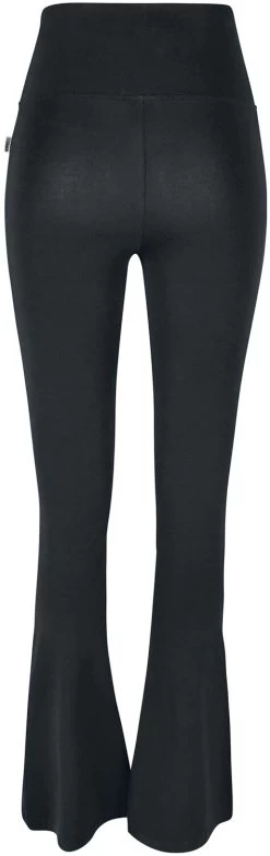 "Ladies Organic Stretch Jersey Bootcut Leggings" Leggings Black By Urban Classics -Fashion Lady Clothing Shop 522697b