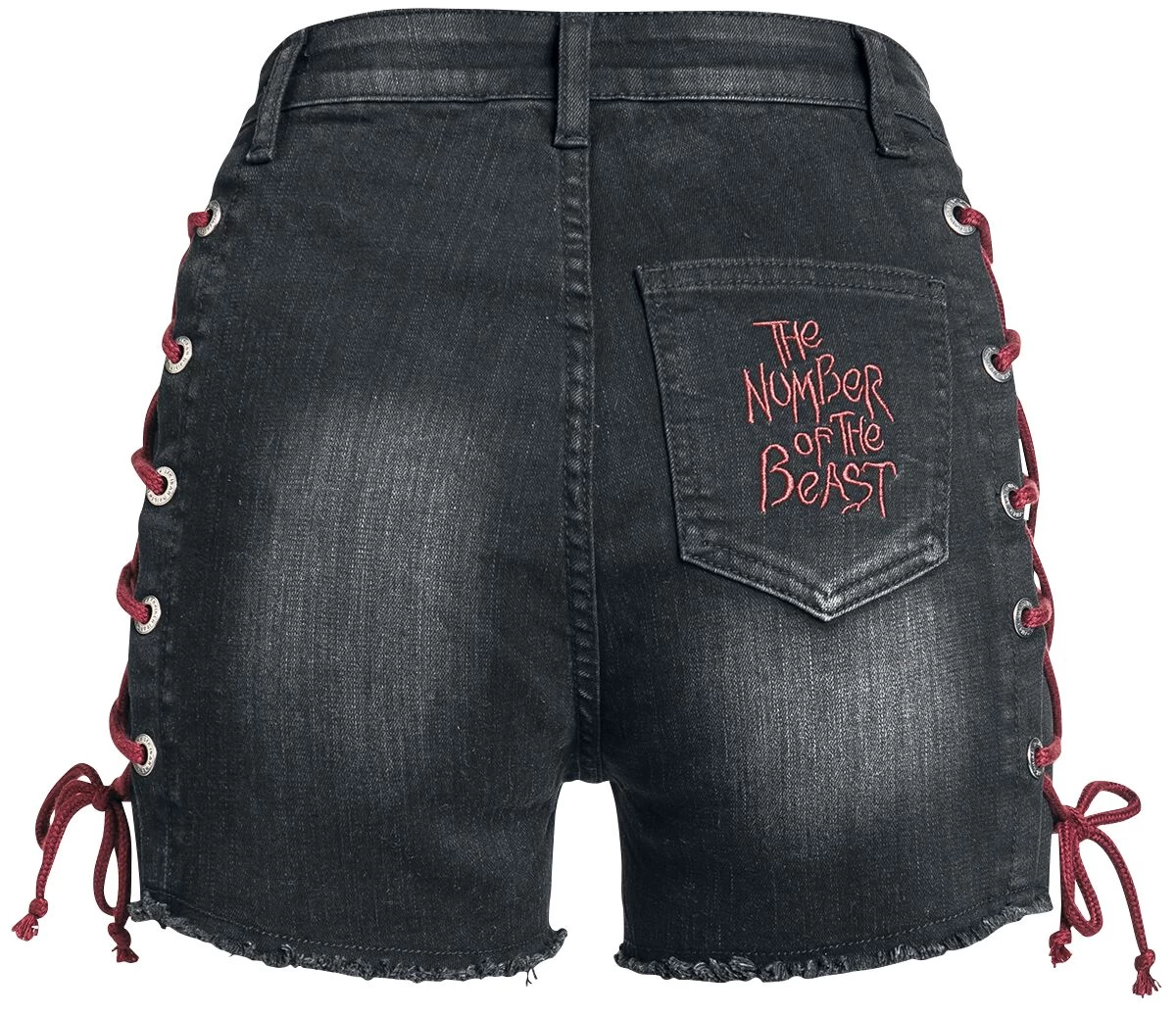 "EMP Signature Collection" Hot Pants Black By Iron Maiden 2 "EMP Signature Collection" Hot Pants Black By Iron Maiden - Image 2