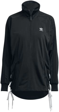 "Laced Tracksuit Top" Tracksuit Top Black By Adidas