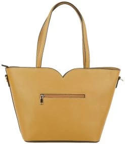 "Bow Front Scalloped Shopper Bag" Handbag Brown By Voodoo Vixen 8 "Bow Front Scalloped Shopper Bag" Handbag Brown By Voodoo Vixen -Fashion Lady Clothing Shop 525809b