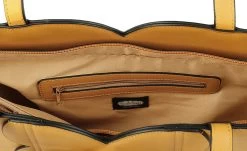 "Bow Front Scalloped Shopper Bag" Handbag Brown By Voodoo Vixen 9 "Bow Front Scalloped Shopper Bag" Handbag Brown By Voodoo Vixen -Fashion Lady Clothing Shop 525809d