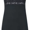 "Nightgown With Lace" Nightshirt Black By Black Premium By EMP