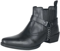 "Biker Boots" Biker Boot Black By Rock Rebel By EMP