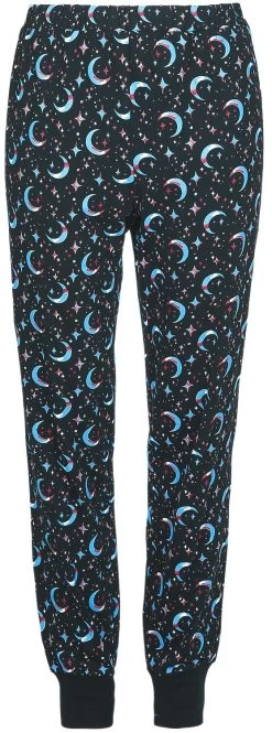 "Pyjama Set With Moon Print" Pyjama Black By Full Volume By EMP -Fashion Lady Clothing Shop 526148c2