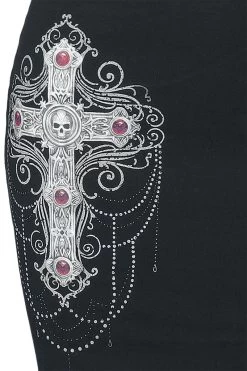 "Gothicana X Anne Stokes - Double Pack Of Skirts" Short Skirt Black By Gothicana By EMP -Fashion Lady Clothing Shop 526335d