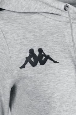 "Kappa X EMP Hooded Sweater" Hooded Sweater Mottled Grey By EMP Special Collection -Fashion Lady Clothing Shop 526466d3