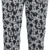 "Face" Pyjama Pants Black-grey By Mickey Mouse