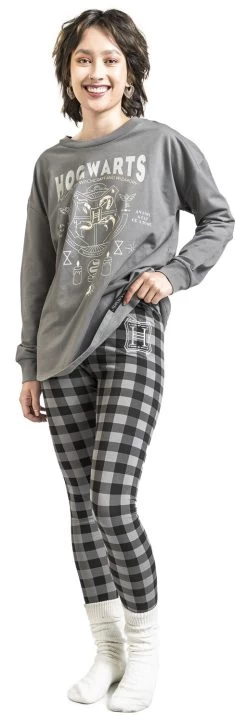 "Hogwarts" Pyjama Grey By Harry Potter -Fashion Lady Clothing Shop 527645wa