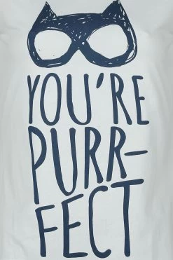 "You're Purrfect" Pyjama Blue-grey By Batman -Fashion Lady Clothing Shop 527729d