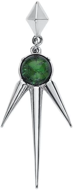 "Spikes" Earring Silver-coloured By Black Premium By EMP -Fashion Lady Clothing Shop 528185d