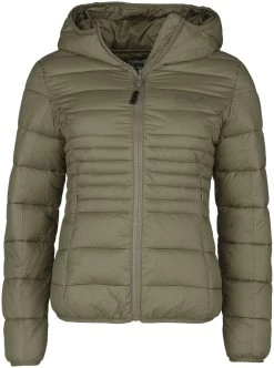 "SQUILLE Hooded Lightweight Jacket" Between-seasons Jacket Olive By Fila