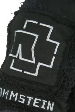 "Metal Patches" Between-seasons Jacket Black By Rammstein -Fashion Lady Clothing Shop 528540d3
