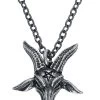"Templar's Bane Pendant" Necklace Silver-coloured By Alchemy Gothic
