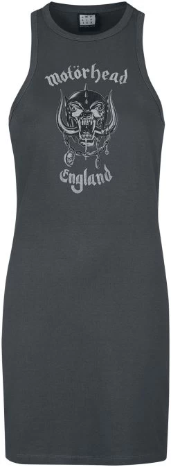 "Amplified Collection - Motörhead England" Short Dress Charcoal By Motörhead