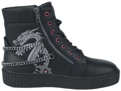 "Dragons" Sneakers High Black By Game Of Thrones -Fashion Lady Clothing Shop 529817a3