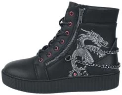 "Dragons" Sneakers High Black By Game Of Thrones -Fashion Lady Clothing Shop 529817a4