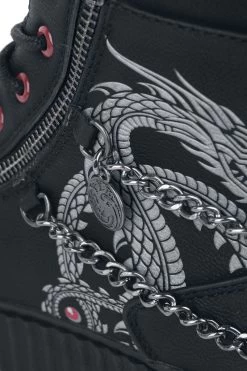 "Dragons" Sneakers High Black By Game Of Thrones -Fashion Lady Clothing Shop 529817d