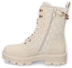 "Lace-up Boots With Chain And Rivets" Boot Natural By Dockers By Gerli -Fashion Lady Clothing Shop 530315a4