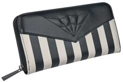 "Another Lost Soul Striped" Wallet Black-white By Banned Retro