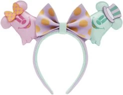 "Loungefly - Minnie And Micky (glow In The Dark)" Headband By Mickey Mouse