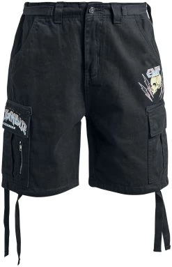 "EMP Merchandise Ladies’ Shorts" Shorts Black By EMP Stage Collection