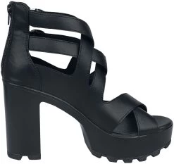 "High Heels With Straps" High Heel Black By Black Premium By EMP 9 "High Heels With Straps" High Heel Black By Black Premium By EMP -Fashion Lady Clothing Shop 534728a3