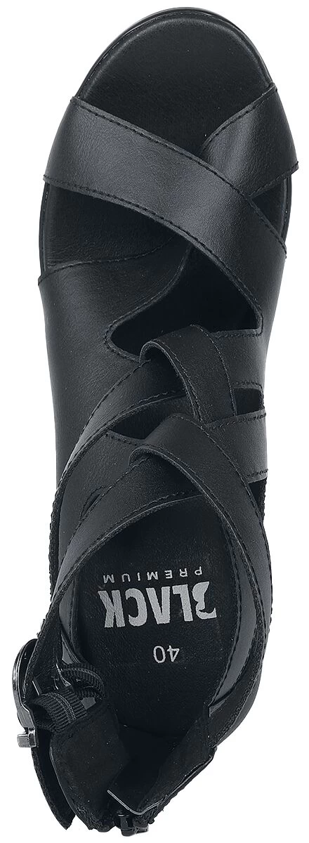 "High Heels With Straps" High Heel Black By Black Premium By EMP 5 "High Heels With Straps" High Heel Black By Black Premium By EMP - Image 5