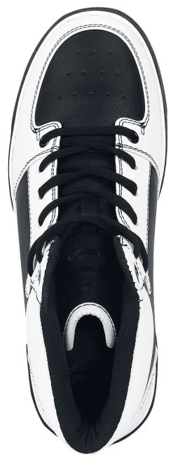 "High-cut Trainers" Sneakers High Black-white By RED By EMP 12 "High-cut Trainers" Sneakers High Black-white By RED By EMP -Fashion Lady Clothing Shop 534828a5