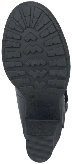 "High Heels With Straps And Rivets" High Heel Black By Gothicana By EMP -Fashion Lady Clothing Shop 534971a6