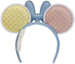 "Loungefly - Minnie Pastel Colour Block Dots" Headband By Mickey Mouse -Fashion Lady Clothing Shop 536379b