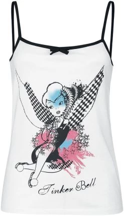 "Tinker Bell" Pyjama Pants White-pink By Peter Pan -Fashion Lady Clothing Shop 536758c