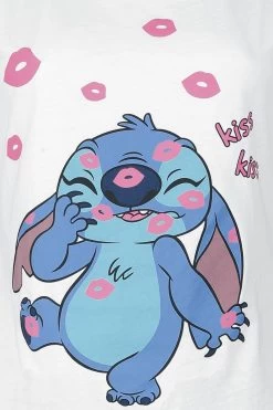 "Kiss Kiss" Pyjama Multicolour By Lilo & Stitch -Fashion Lady Clothing Shop 536765d