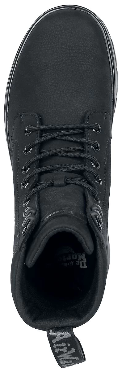 "Combs Leather - Black Milled Nubuck Wp" Laced Boots Black By Dr. Martens 5 "Combs Leather - Black Milled Nubuck Wp" Laced Boots Black By Dr. Martens - Image 5